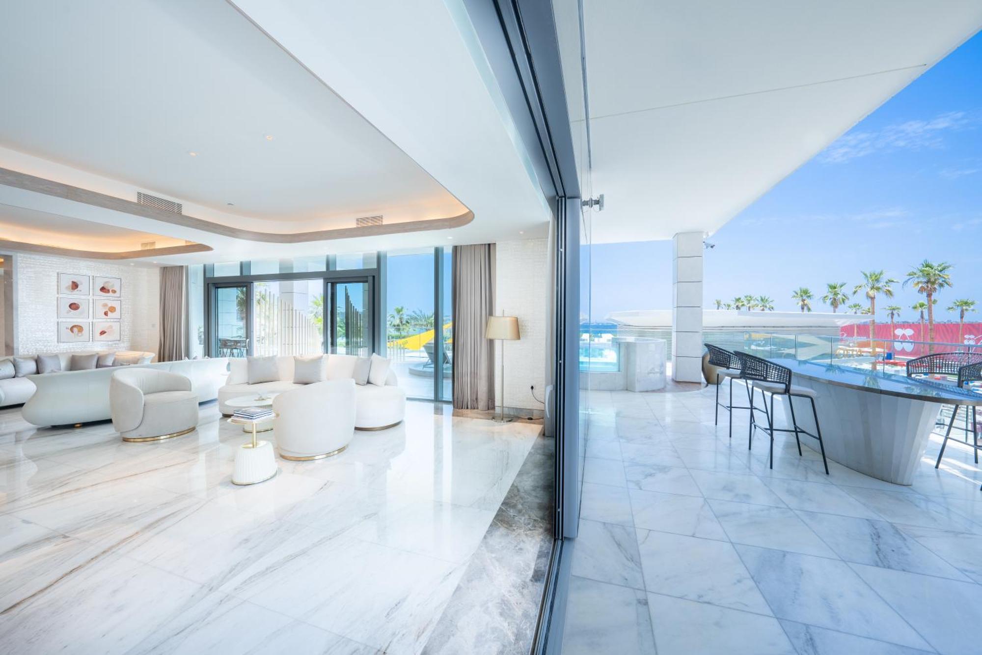 Hotel Five Luxe Dubaj Exteriér fotografie Interior of the penthouse