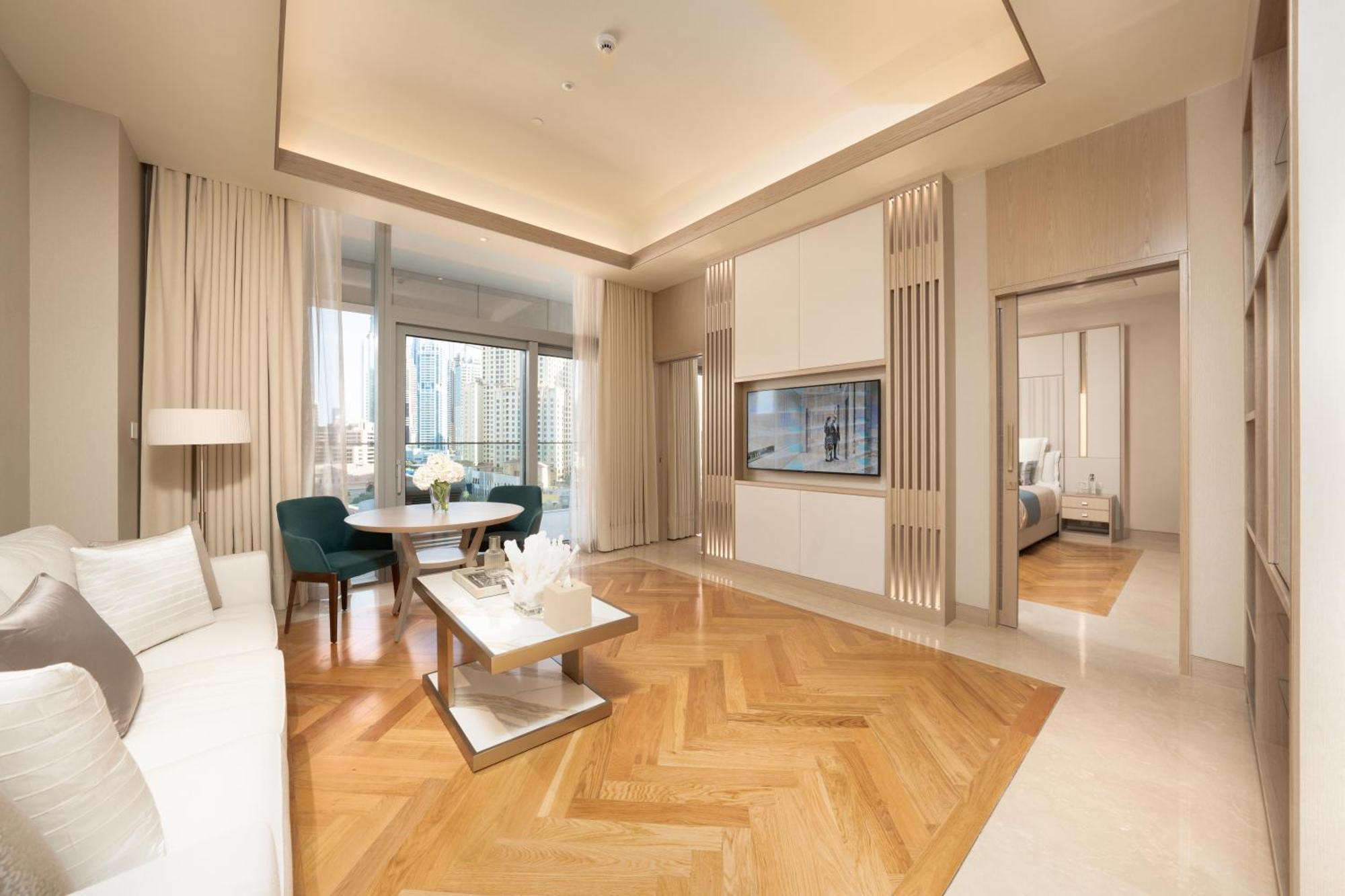Hotel Five Luxe Dubaj Exteriér fotografie A suite at the hotel